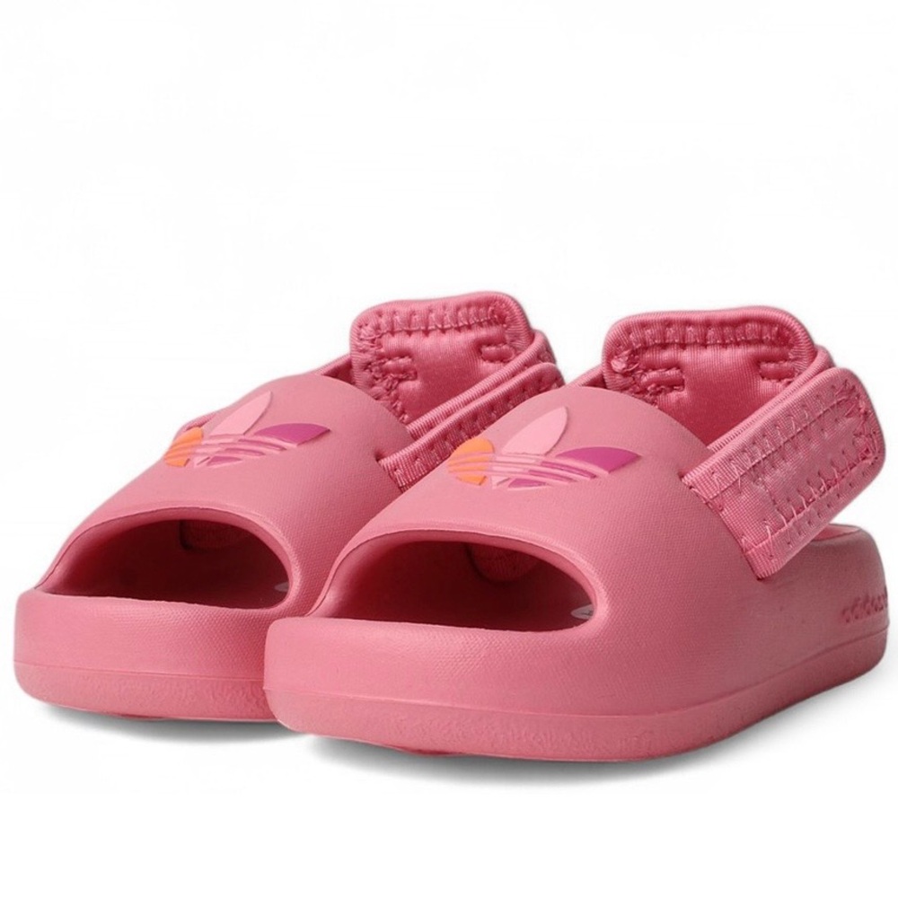 Adidas Kids Pink Slide Sandals
